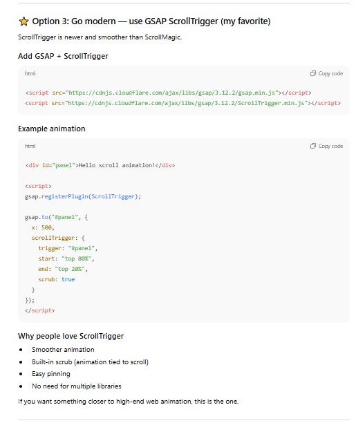 ChatGPT Conversation Option 3