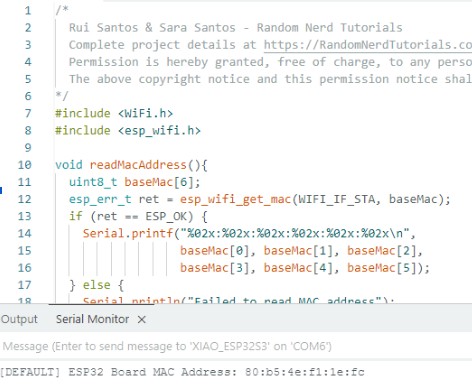 MAC address of board 2