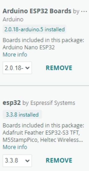Board Libraries in Arduino IDE