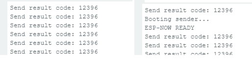 Send error on board 1