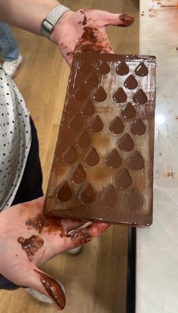 I am a messy chocolatier