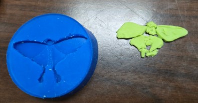 Play dough removed from my mold