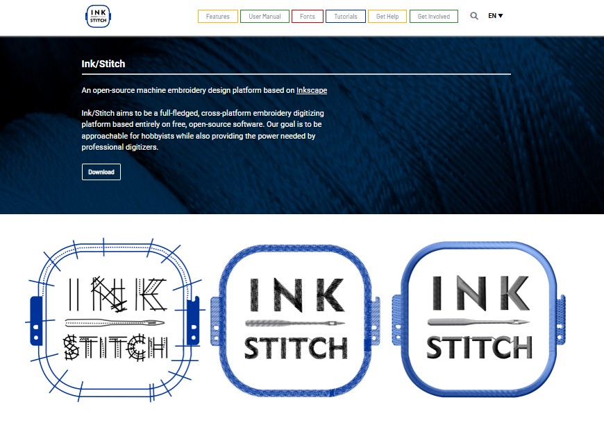 InkStitch Home Page