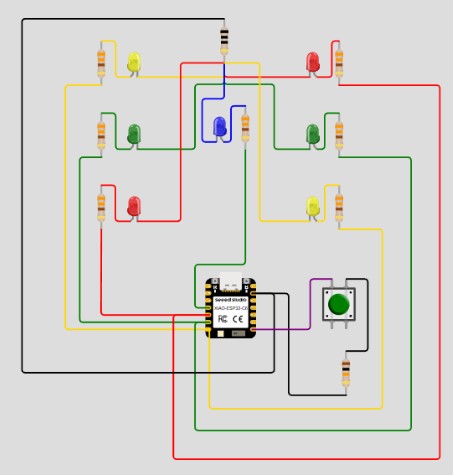 My updated Dice code in Wokwi
