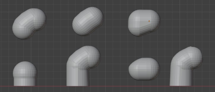 Variety of Shoulder designs I created