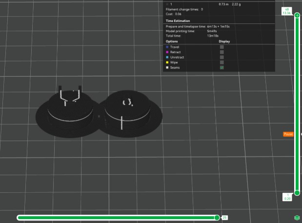 Hand Design with Pause in Bambu