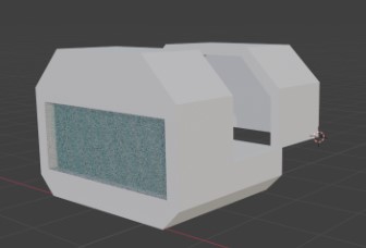 Robot head from Week 1, Sliced into Parts