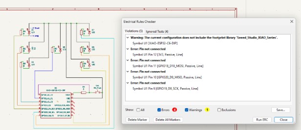 Xiao board warning in rules check