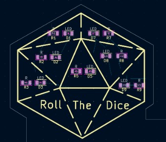 Possible led formation in next version of dice