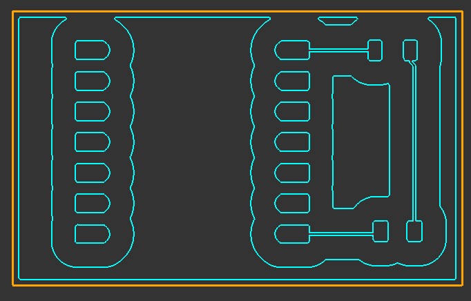 My board in MakeraCAM