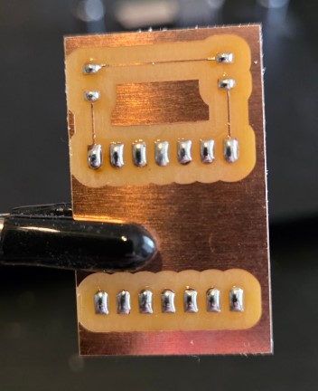 My Board with Solder on the Pads