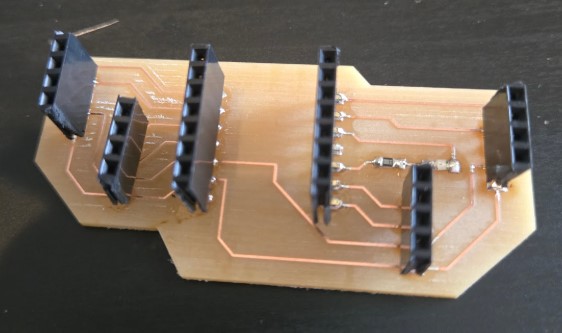 Finished Board with all Headers Soldered on