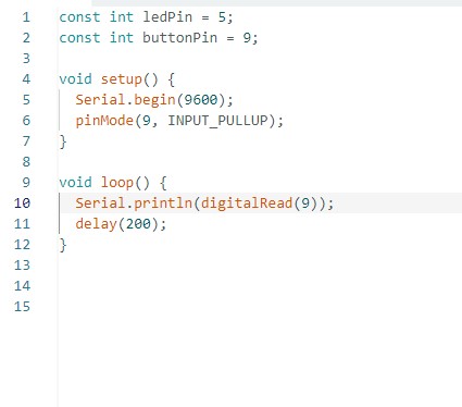 Code to Test my button