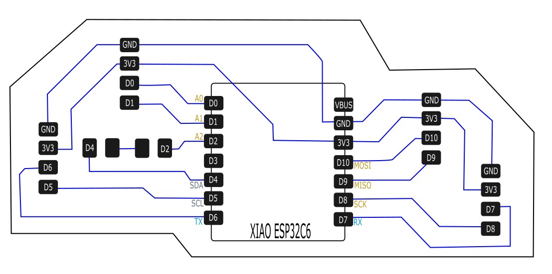 Finished Board with all Headers Soldered on