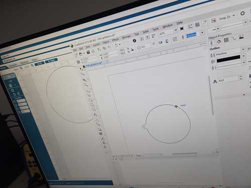 pictre of cut new path