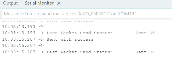 Sender Successful Messaging