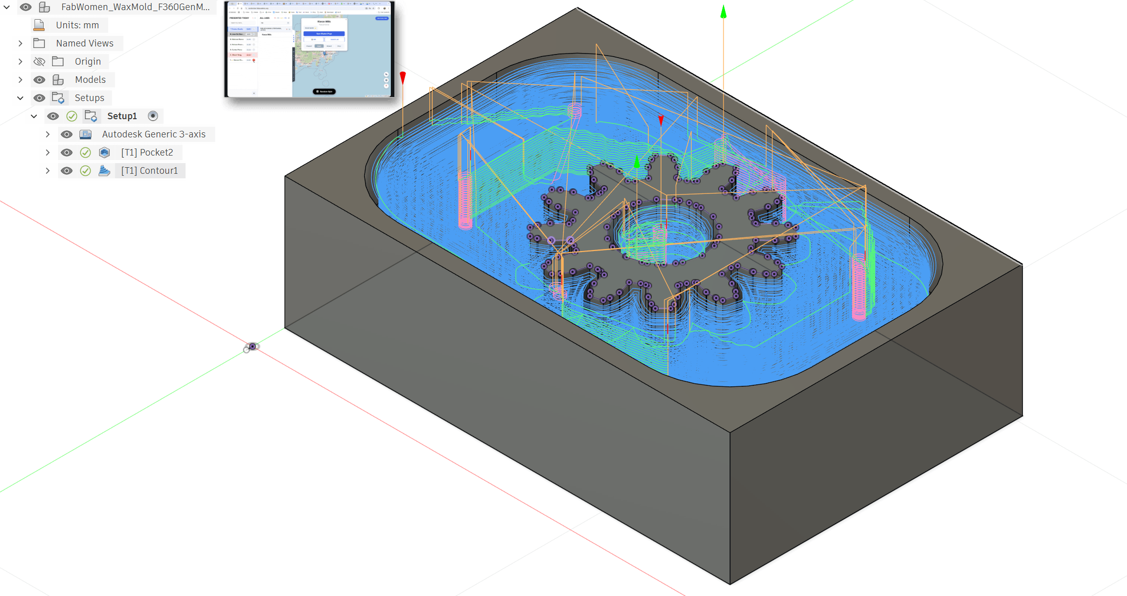 all green boxes and good looking toolpaths