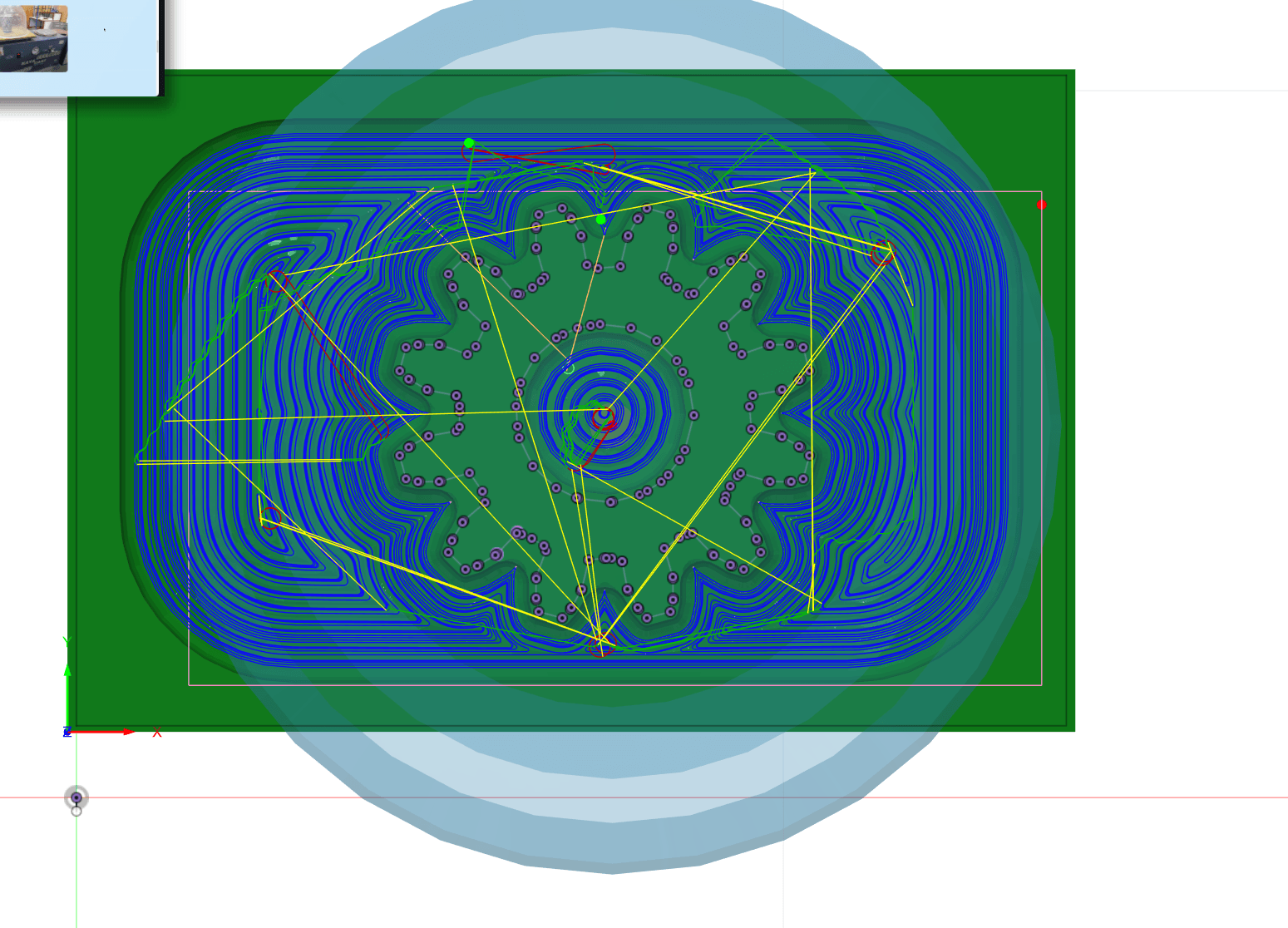 visualization of the path