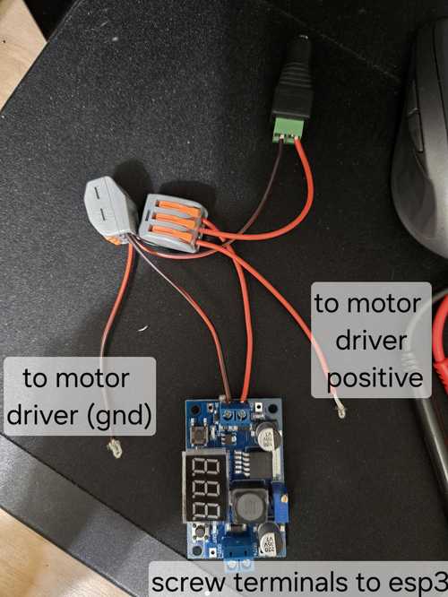 regulator wired up