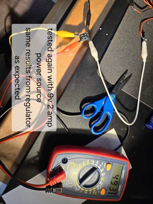 9v 2 amp test