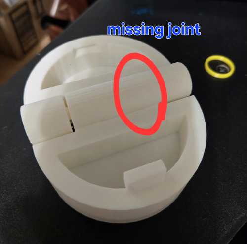 big Fused White Piece