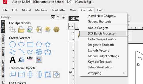 batching screen shot