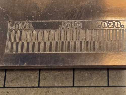 Just finished linetest 