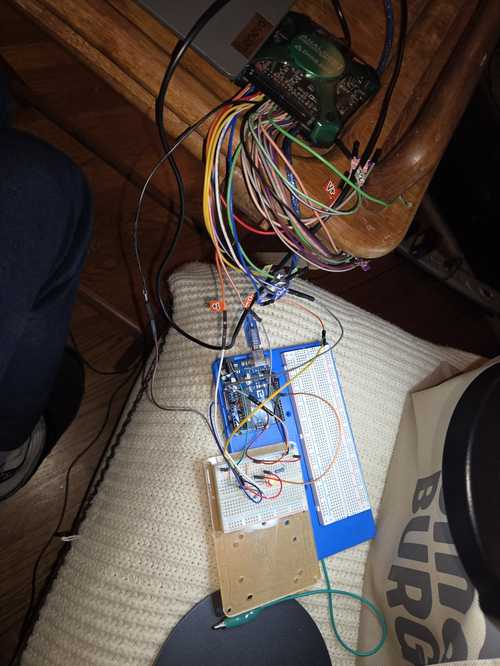Photoresistor set up