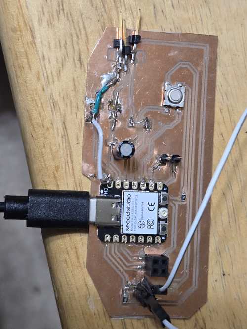 photoresistor_setup on Milled Board
