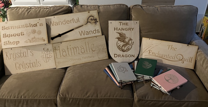 Laser Cut Party Signs