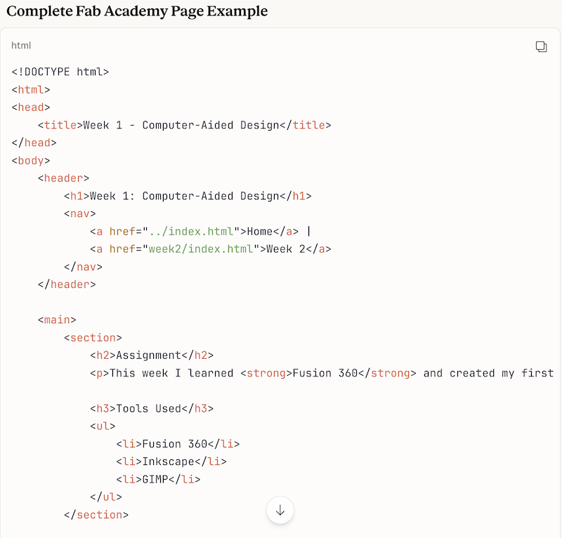 Complete Example 1/2