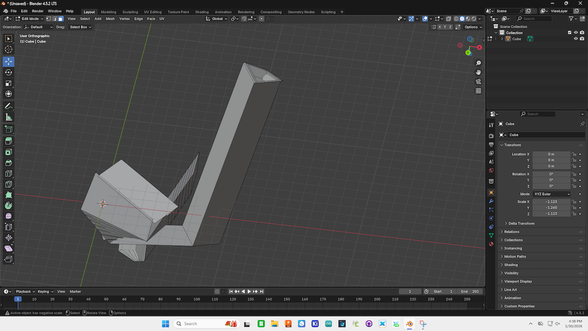 Strange random shape