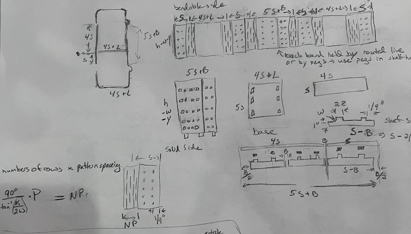 cabinet with live hinges