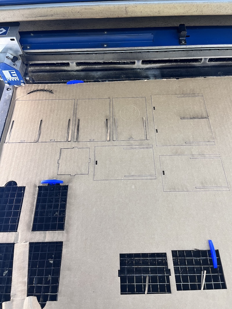 carboard cut