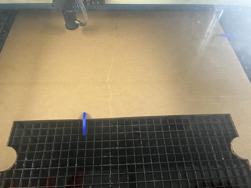 clamp down cardboard