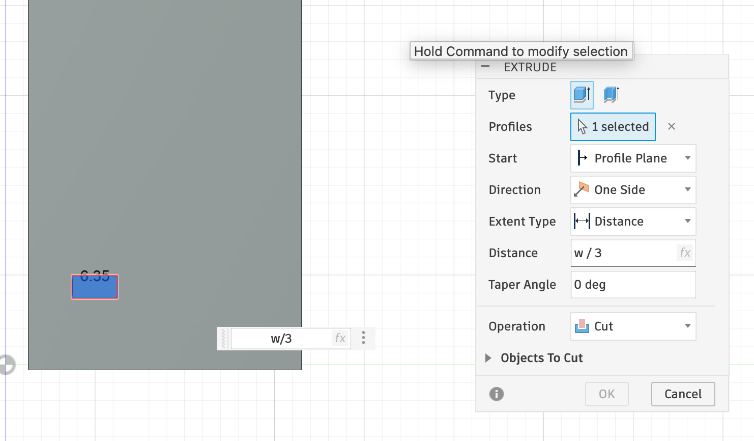 dimensions not working