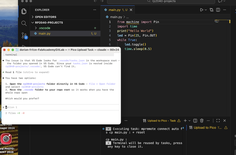 blinking light error