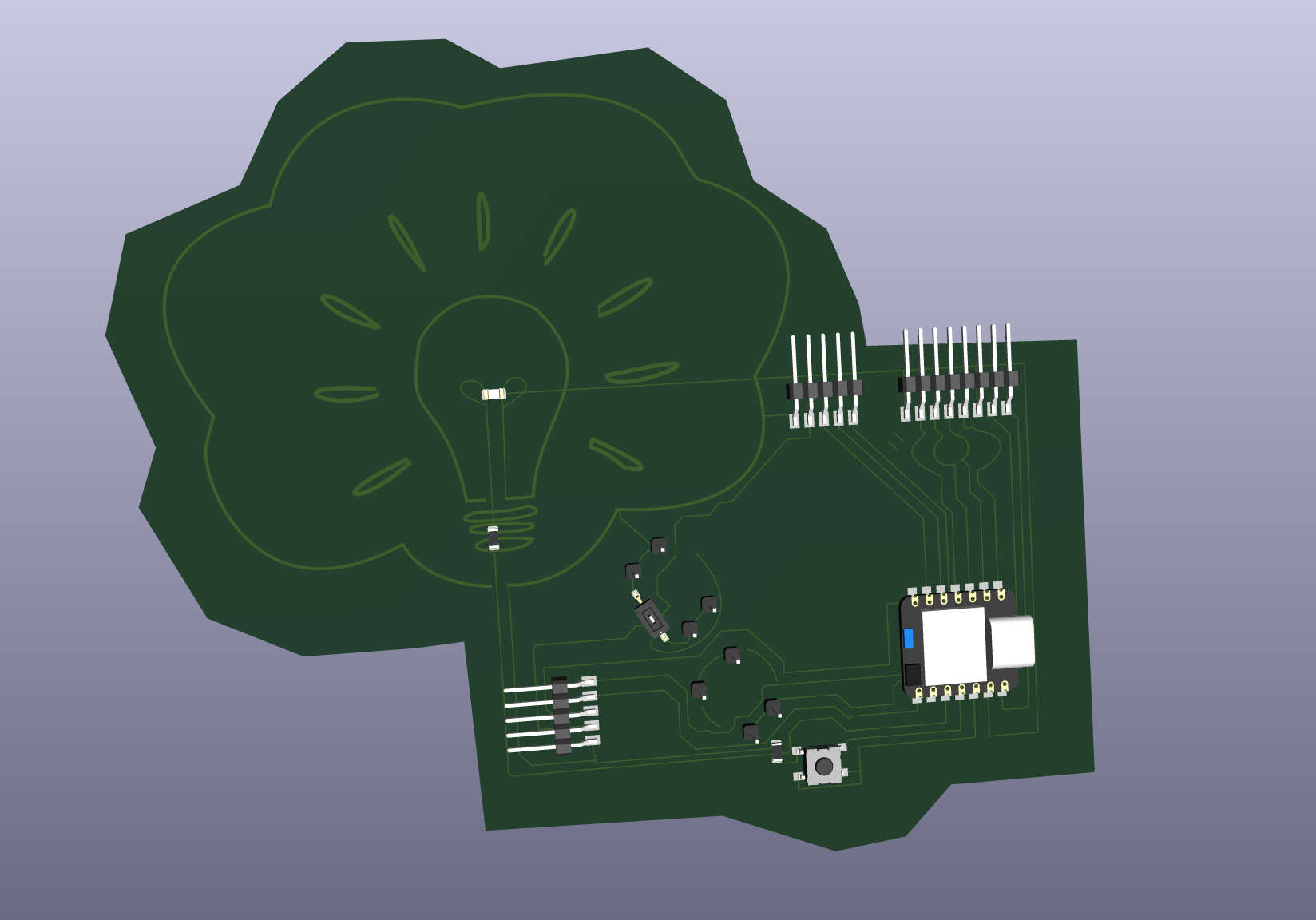 Idea pcb in 3d