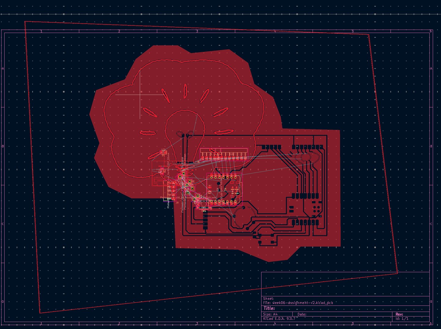 Curved traces still unscaled