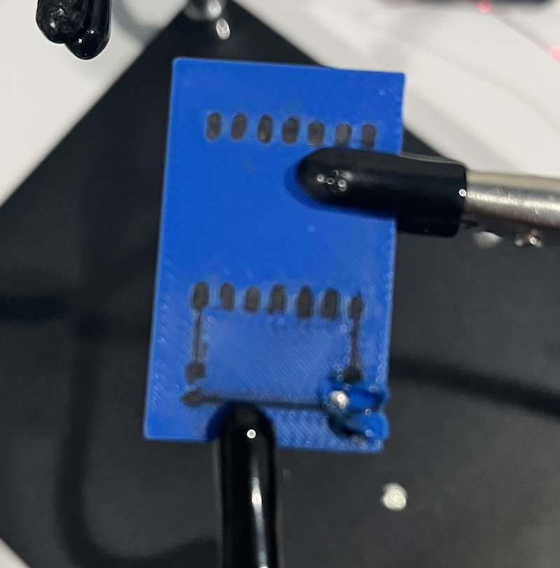 don't solder graphite