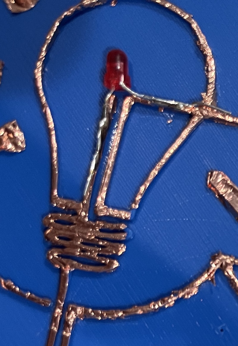 solder led to idea 3dprinted pcb