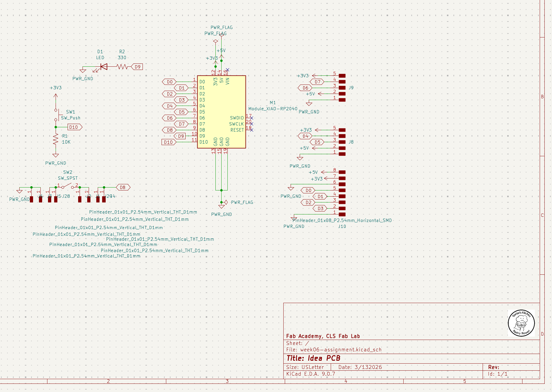 idea-pcb schematic