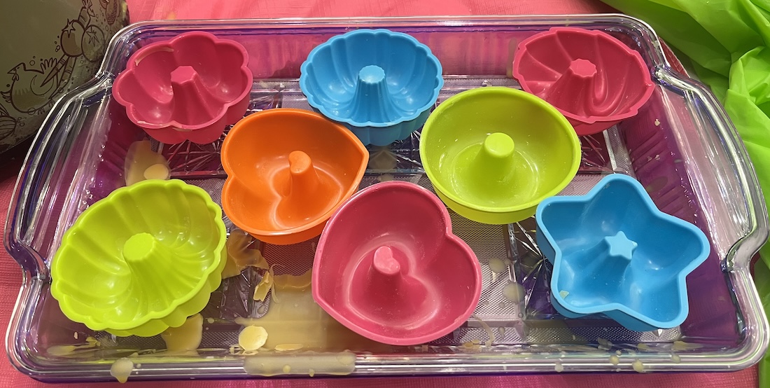 Wax bundt molds