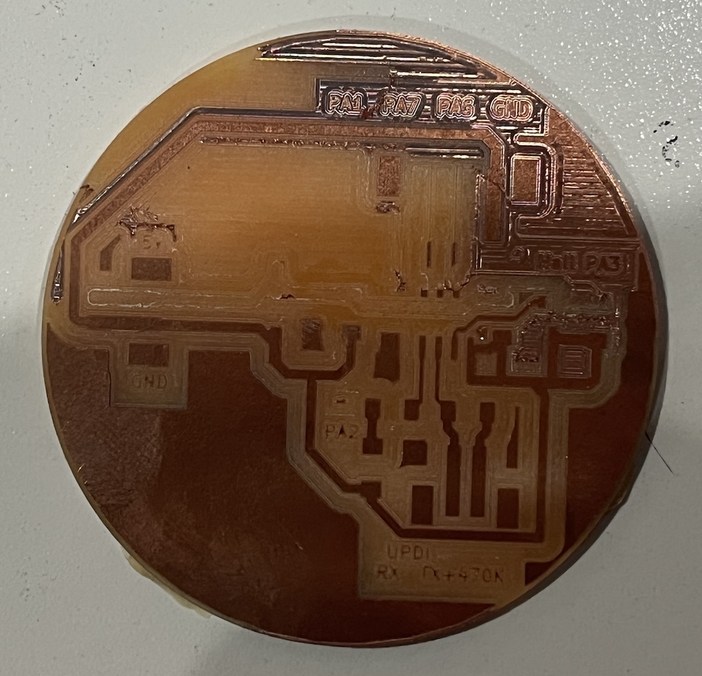 scrapped off the copper :(