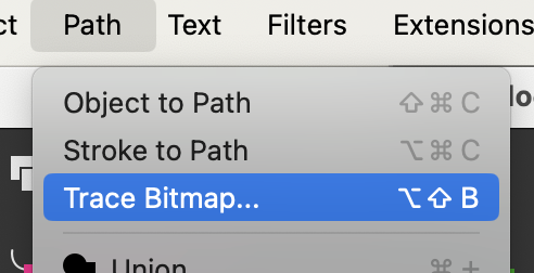 trace bitmap