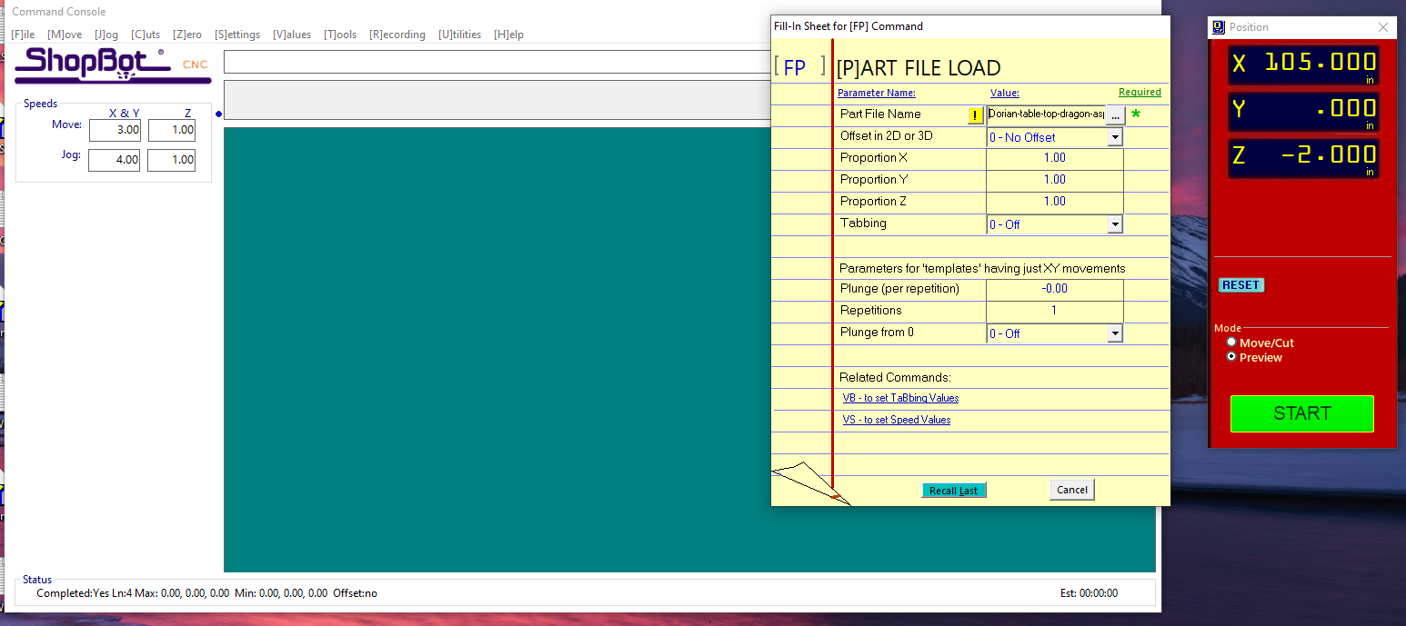 load shopbot file