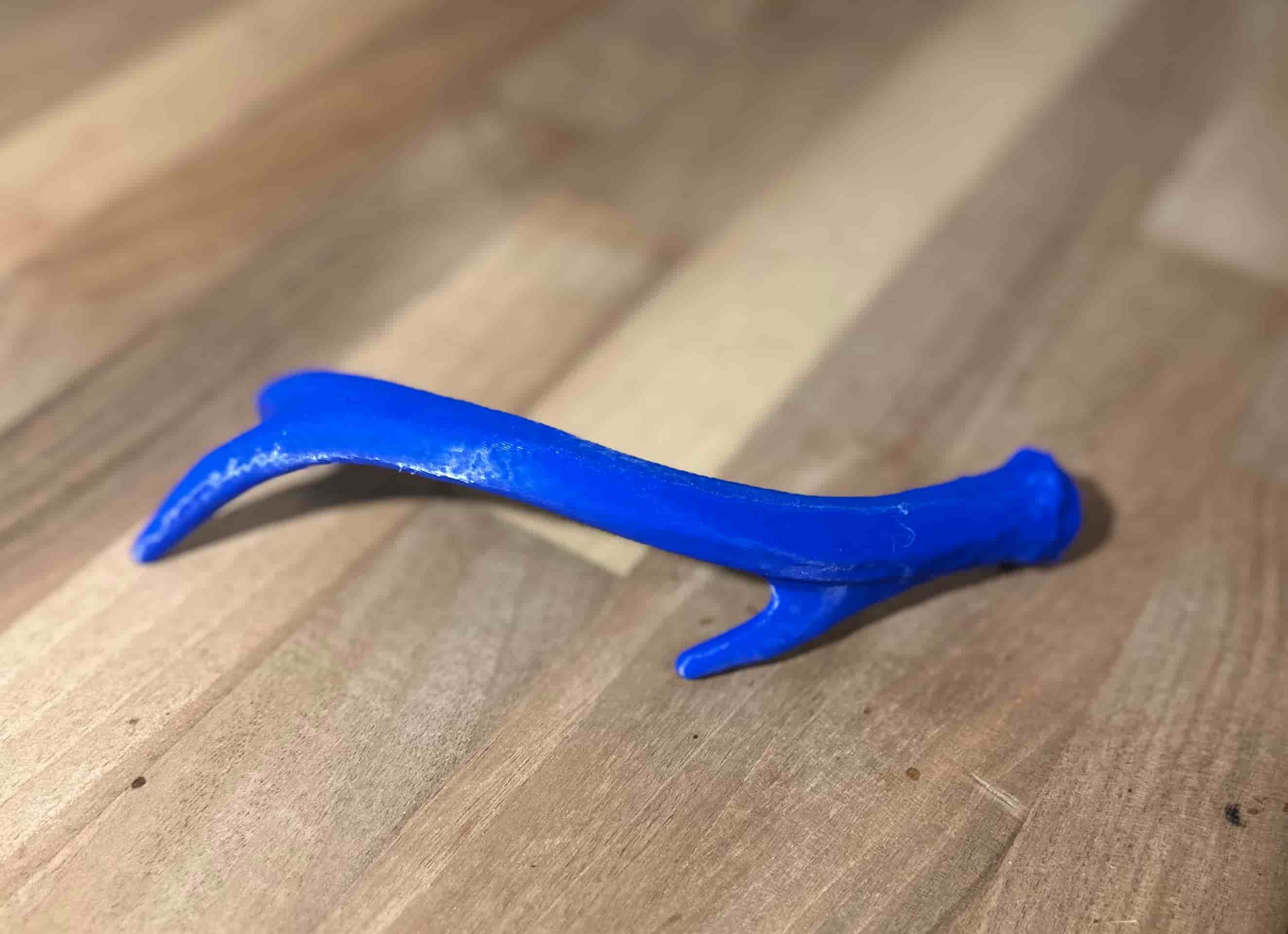 3D printed antler from Polycam scan