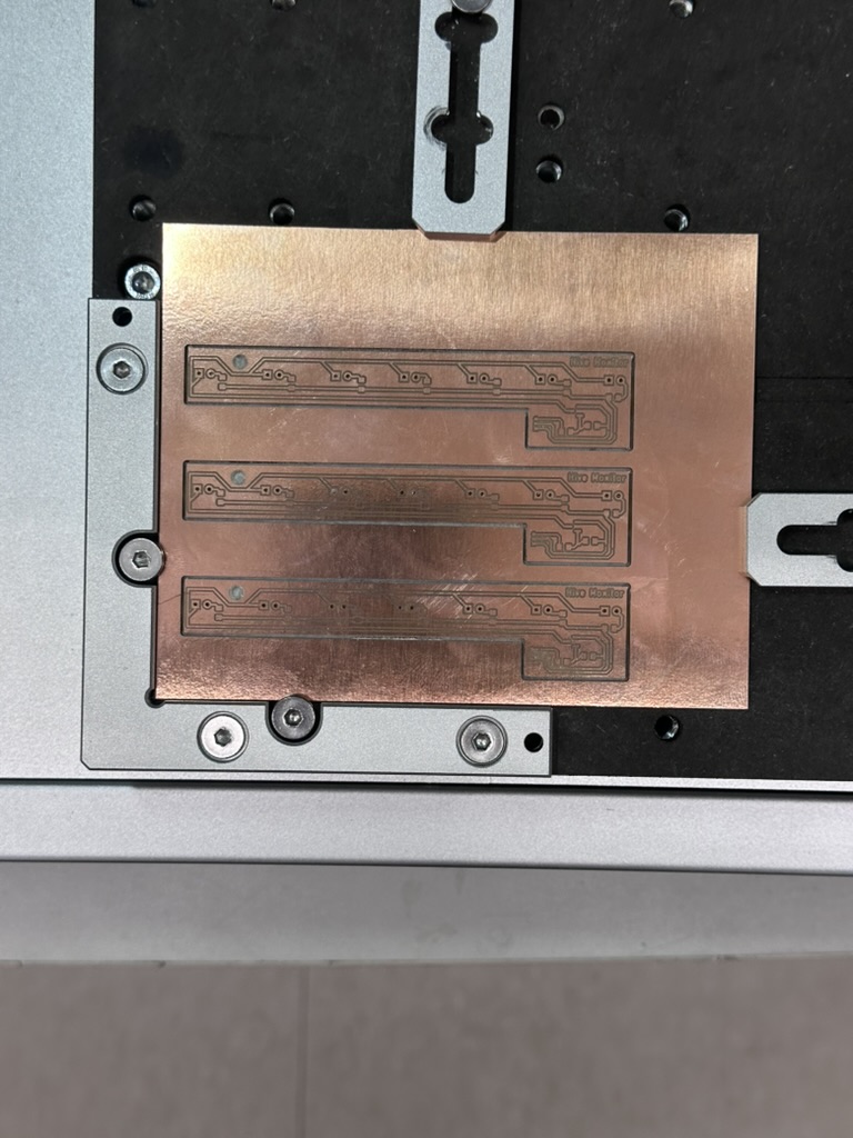 Successfully milled LED PCBs