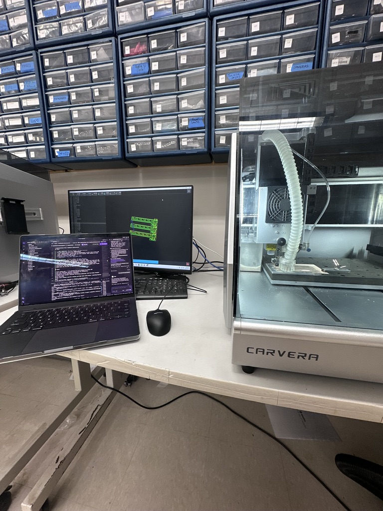 Milling the LED boards on the Carvera CNC