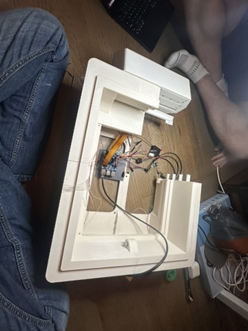 Getting the Pi wired up before installation